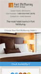 Mobile Screenshot of fortmcmurrayhotels.ca